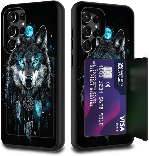 Vista 31 de Funda híbrida de doble capa con función atril para Samsung Galaxy A16 5G de 6.9 pulgadas, diseño de vaca con bandera estadounidense