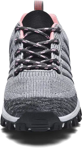 Vista 5 de Zapatos de senderismo para mujer y hombre, zapatos deportivos para exteriores, zapatos deportivos para caminar, correr, trekking, escalada