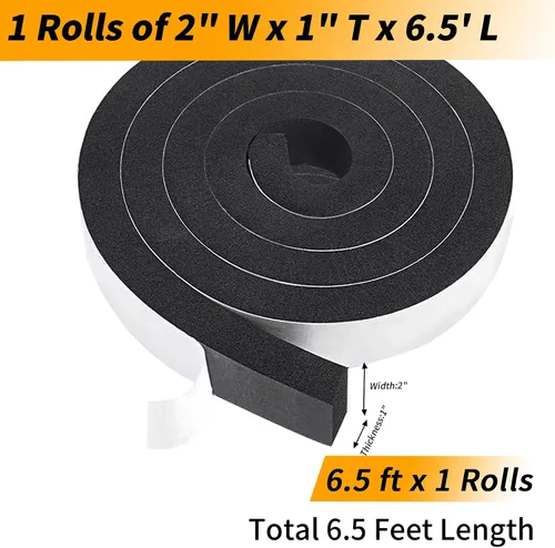 Vista 2 de Sello para ventana de aire acondicionado, 1 rollo, 2 pulgadas