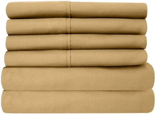 Vista 56 de Sweet Home Collection Juego de sábanas de bolsillo profundo de calidad, 2 fundas de almohada extra, Value, individual XL, aguamarina, 4 piezas Aqua