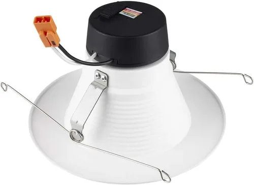 Vista 2 de Satco 9W CCT-Baffle profundo empotrable LED Downlight 4.29 pulgadas de alto y 7.2 pulgadas de ancho