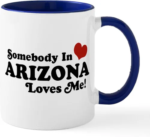 Vista 40 de CafePress ARIZONA Mugs Taza de café de cerámica de 11 oz (11.0 fl oz)
