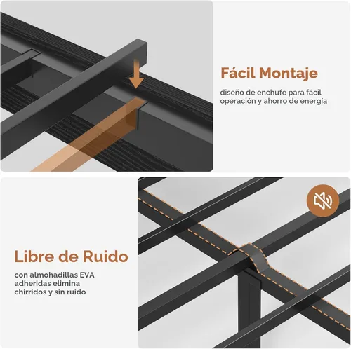 Vista 8 de VIAGDO Base de cama flotante tamaño Twin con cabecera y almacenamiento, base de cama tapizada de plataforma Twin con estación de carga USB y Tipo C