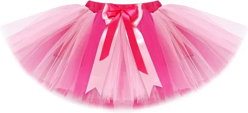 Vista 4 de ODASDO Conjunto de 3 piezas de mameluco de manga corta de algodón con estampado de flores, falda tutú, corona y diadema