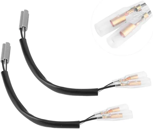 Vista 7 de Yctze - Enchufe de cable de giro, adaptador de cableado de 7.5 pulgadas, piezas de motocicleta, apto para YZF R6 YZF R1 FZ6 FZ10 Adaptador de giro