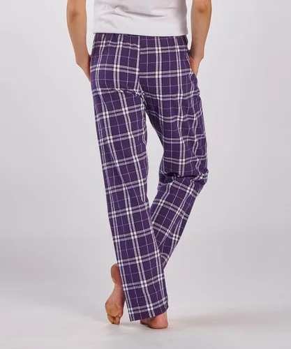 Vista 3 de boxercraft Pantalón de franela Haley con gráfico escolar de la NCAA para mujer