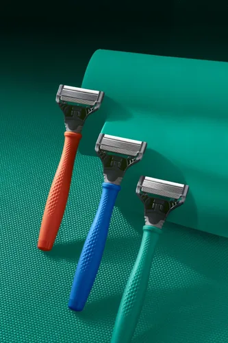 Vista 7 de Harry's Maquinilla de afeitar original para hombres - Mango de afeitar y Mango Azul Índigo