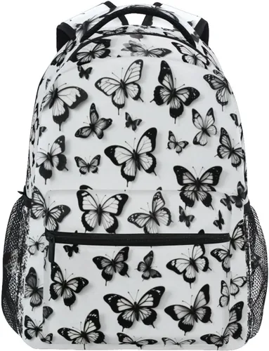 Vista 15 de Kcldeci Mochila escolar para niños pequeños, diseño de leopardo, leopardo, arcoíris, para niños, niñas, mochila escolar para libros de primaria A01