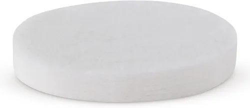 Vista 5 de Cojín de asiento reversible redondo de 18 pulgadas para exteriores, cemento