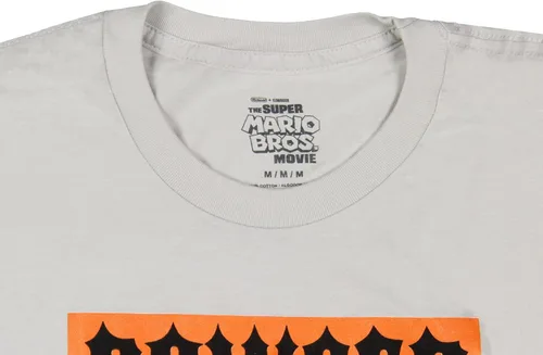 Vista 4 de Super Mario Bros Movie Shirt - Camiseta para hombre con diseño de Bowser King Of The Koopas