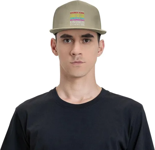 Vista 61 de Pride Flag in This House We Believe Science is Real Black Lives Matter Baseball Hats for Men Dad Hat,Black