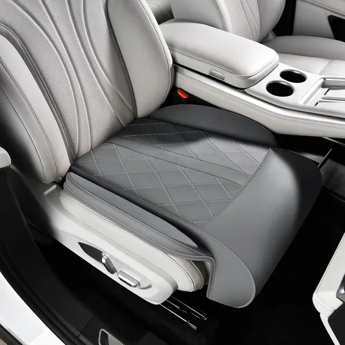 Vista 17 de Coverado Cojín de soporte extensor de patas de asiento de automóvil, cojín para asiento del conductor, soporte universal para patas de asiento