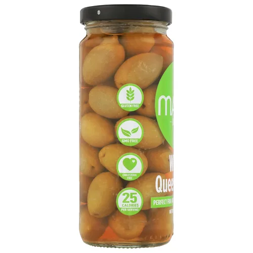 Vista 4 de Mario Camacho Foods Aceitunas Queen españolas enteras, 7 onzas (paquete de 12)