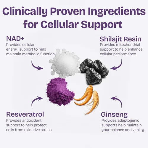 Vista 6 de Suplementos NAD para mujeres con resveratrol, 1000 mg de ribósido liposomal de nicotinamida con quercetina, suplemento alternativo de NMN apoya