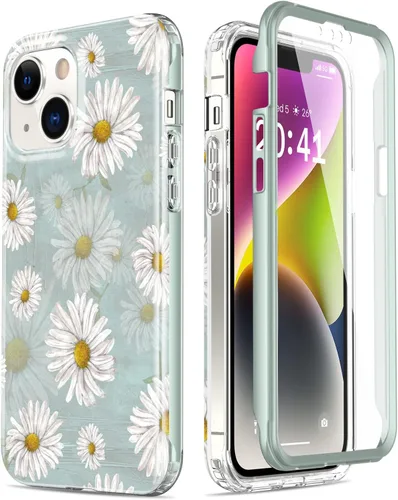 Vista 38 de Esdot Funda para iPhone 14 con Protector de Pantalla Integrado, Funda Resistente de Grado Militar con Diseños de Moda para Mujeres y Niñas, Funda