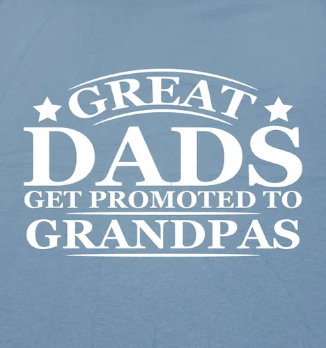 Vista 2 de Great Dads Get Promoted to Grandpas Pops - Camiseta divertida para hombre