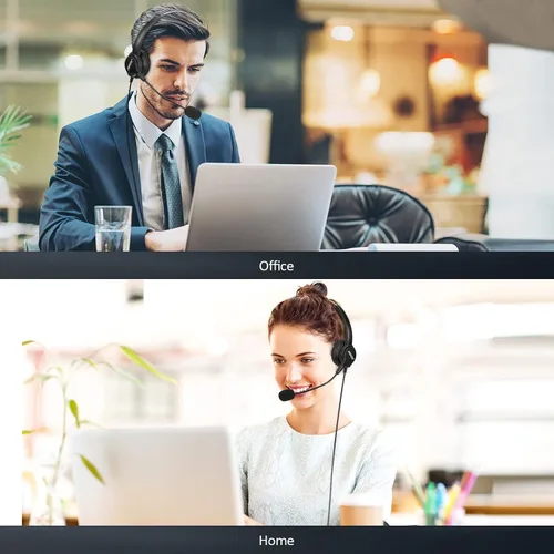Vista 6 de AGPtEk – teléfono intercomunicador centro de llamadas con auricular., Reemplazo para audífonos