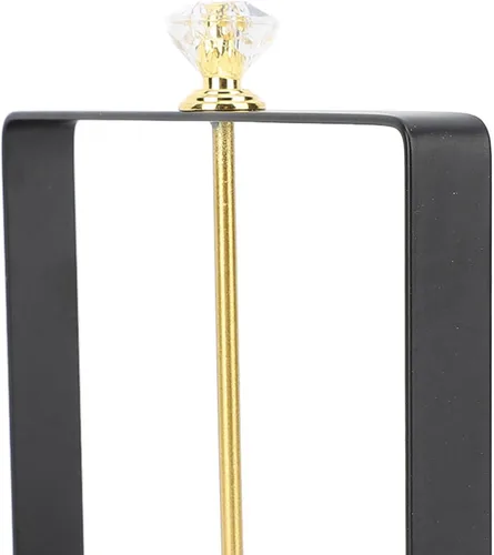 Vista 9 de Fydun Napkin Holderwith Handle, Metal Holder Lift Modern Elegant Square Kitchen Utensils Gadgets Paper Dispenser for Restaurant Hotel Home Office