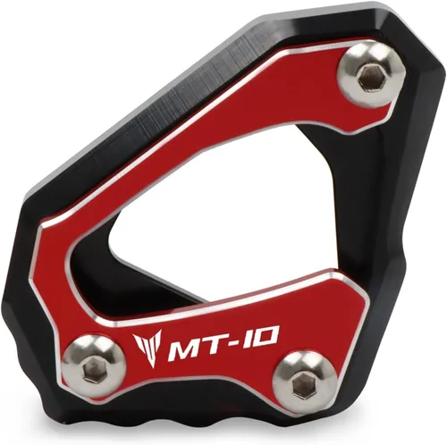 Vista 9 de KAnduo Placa de soporte lateral de pie CNC para motocicleta, soporte para Yamaha para MT-10 para MT 10 para MT10 para MT10 para FZ-10 FZ10 R1M R1 M