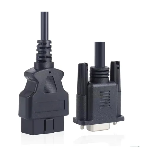 Vista 2 de Puede Obd2 al cable de diagnóstico hembra Db9 3.3 ft
