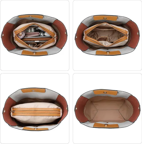 Vista 5 de BOSTANTEN Billeteras de cuero para mujer, paquete RFID, bolsos de cuero para mujer, Cartera RFID