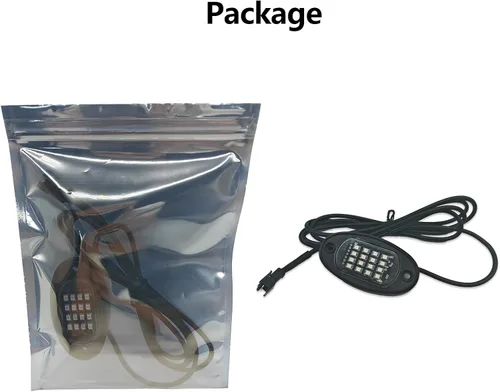 Vista 2 de 1 Cápsula de Repuesto para Cápsula Dañada para Luces de Roca LED RGB Segmentadas de 12v Luz Inferior Multicolor Impermeable de Neón para Jeep