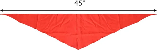Vista 2 de Bluecell 2pcs rojo niños triángulo bufanda china Hong Ling Jin para jóvenes pioneros de China 39ft