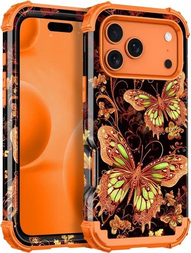 Vista 17 de Miqala Funda compatible con iPhone 8 Plus, iPhone 7 Plus, que brilla en la oscuridad, tres capas, resistente a los golpes, parachoques de plástico
