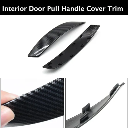 Vista 4 de Cubierta de Tirador de Puerta Interior Juego de Repuesto de Moldura de Manija Izquierda Derecha Compatible con BMW Z4 E85 E86 2002 2003 2004 2005