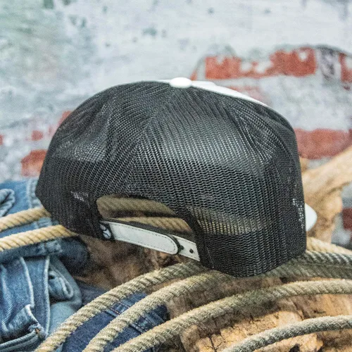 Vista 4 de HOOEY Rank Stock Gorra de camionero ajustable con malla trasera