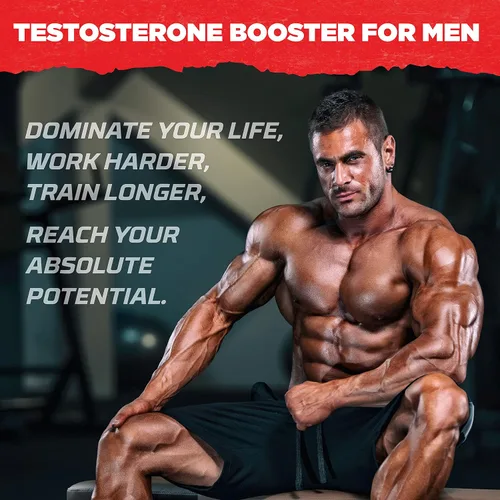 Vista 5 de Suplemento de refuerzo de testosterona para hombres, entrenamiento, crecimiento muscular, libido, resistencia, fuerza, energía, resistencia