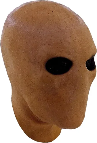 Vista 4 de Máscara de Slenderman para adultos, de Ghoulish Masks, talla única , Bronceado