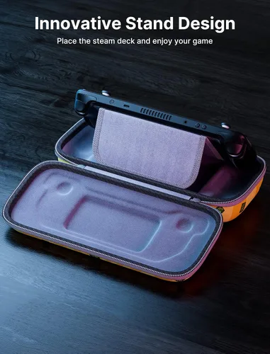 Vista 2 de JSAUX Funda de transporte compatible con la cubierta de vapor funda rígida protectora de transporte con adaptador de CA integrado almacenamiento