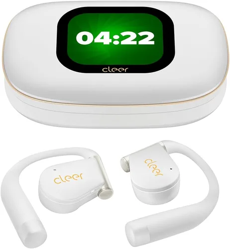 Vista 8 de Cleer ARC 5 - Auriculares de oreja abierta con ganchos, audio espacial Dolby y THX, tiempo de reproducción de 60 horas, carga rápida, impermeables