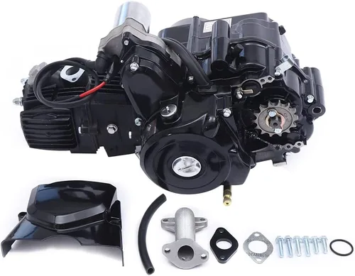 Vista 10 de Motor de 110 centímetros cúbicos Rosyouth, kit completo de motor de 4 velocidades para ATV Quad, motor de arranque manual con reversa para Go Kart