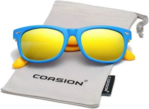 Vista 58 de Lentes de sol polarizados de goma elastómero termoplástico (TPEE) flexible, para niñas y niños de 3 a 9 años