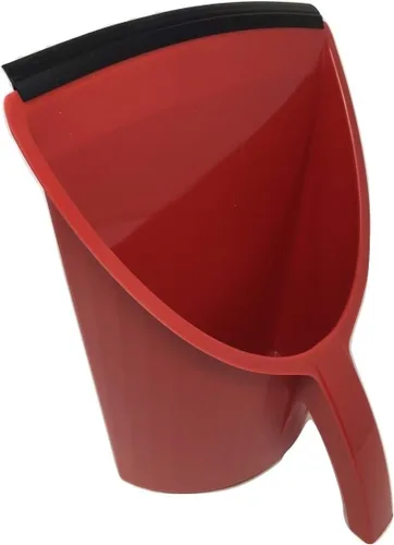 Vista 9 de HandyPan - Recogedor resistente, color negro, grande, fabricado en los Estados Unidos con borde de sellado apretado para mantener el polvo