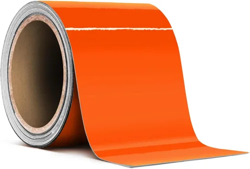 Vista 9 de VViViD Rollo de Cinta de Vinilo Adhesiva con Liberación de Aire Naranja Brillante para Rayas (1 pulgada x 20 pies)