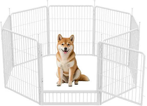 Vista 16 de SunsGrove Corralito para perros de interior, 24 pulgadas, 2 paneles, corralito de juego para cachorros, para interiores, fácil instalación, valla