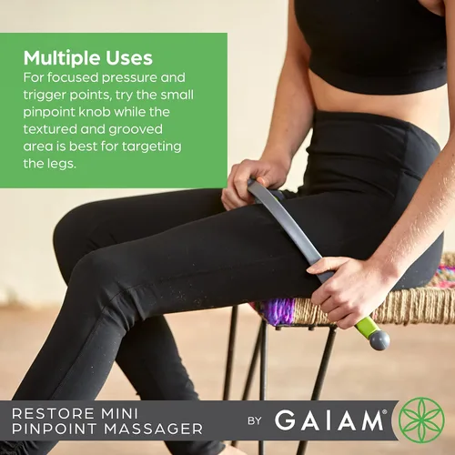 Vista 3 de Gaiam Restore Mini Pinpoint - Rodillo de masaje muscular