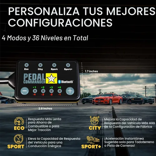 Vista 3 de Comandante de pedales para Toyota Hilux 2008-2015 regulador de respuesta