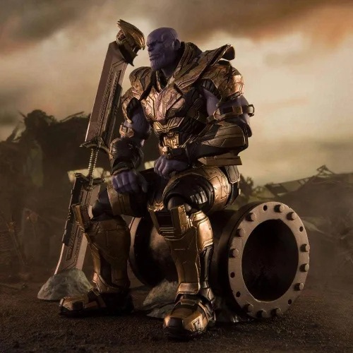 Vista 3 de TAMASHII NATIONS - Avengers: Endgame - Thanos Final Battle Edition, Bandai Spirits S.H. Figuarts Figura de acción