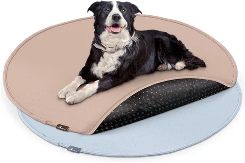 Vista 8 de Paw Inspired Almohadillas Redondas Lavables para Orina de Perros (Paquete de 2), Almohadillas Reutilizables para Cachorros, Almohadillas