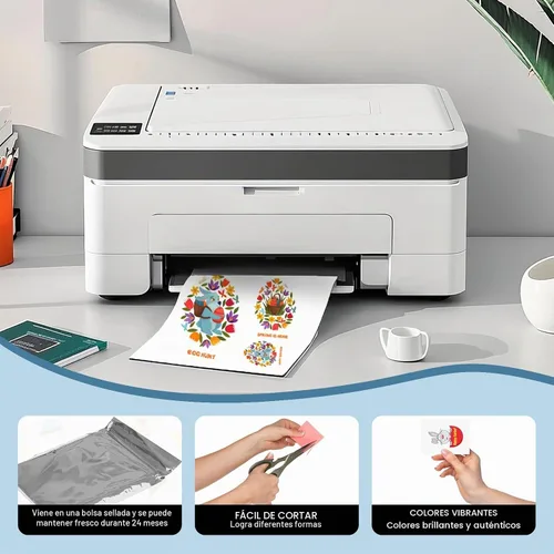 Vista 5 de Papel comestible tamaño A4, 25 hojas de glaseado, hojas de glaseado de 11.7 Blanco