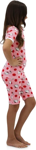 Vista 3 de Hello Kitty - Conjunto de pijama de 2 piezas para mujer, niña o niño pequeño