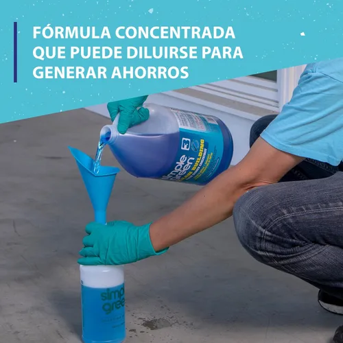 Vista 5 de Simple Green 11301 Clean Building Glass Cleaner Concentrado, sin perfume, botella de 1 galón (caja de 2)