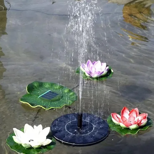 Vista 6 de Fuente solar para baño de pájaros, bomba de fuente flotante con energía solar, bomba de fuente de agua flotante de pie para baño de pájaros, jardín