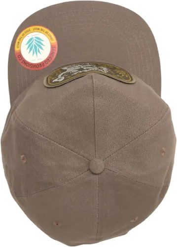 Vista 8 de Sendero Provisions Co. Velociwrangler Gorra ajustable con parche de etiqueta tejida (marrón) - Talla única, Marrón