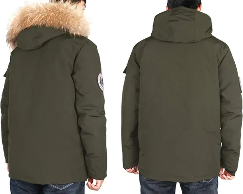 Vista 2 de Men's Ski Jacket Down Insulated Waterproof Winter Jacket Windproof Snowboard Snow Coat