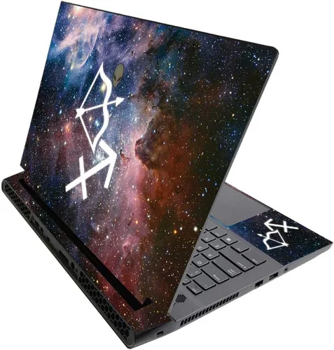 Vista 401 de MightySkins - Skin brillante con purpurina para Alienware M17 R3 (2020) y M17 R4 (2021) - Diversión de los años 90 Acabado duradero con purpurina